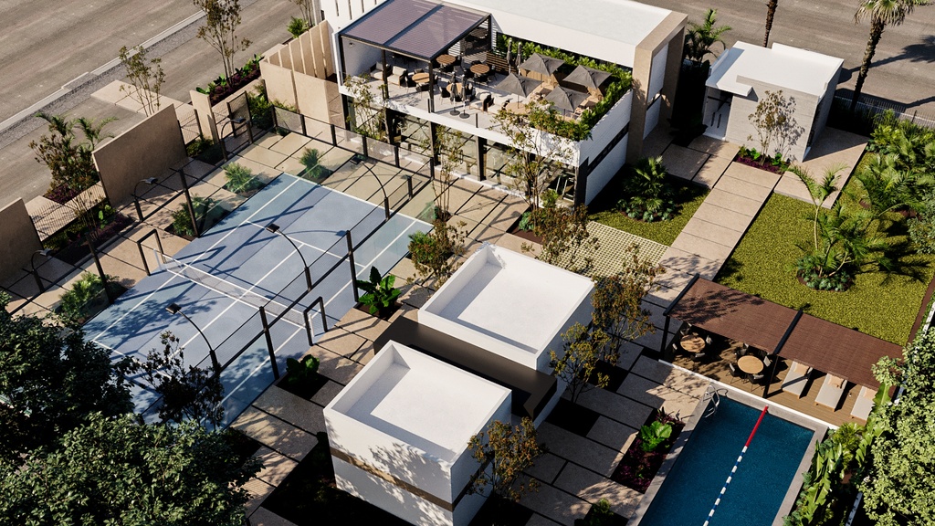 Casa Club Romeo: Áreas deportivas